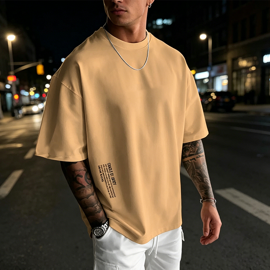 📢📢60 % Rabatt!! ⏰Herren Urban Style Loose Fit Kurzarm-Shirt