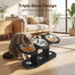 🐾40 % Rabatt!!🐱🐶 Rutschfester erhöhter Futtertrog 🥣 mit 3 Schalen für Haustiere 💖