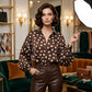 Women’s Button-Down Polka Dot Shirt