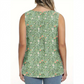 Ärmelloses Top mit Print und Knöpfen für Damen