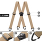 📢📢40 % Rabatt!! ⏰3,8 cm breiter Gurt mit Maiskorn-Muster – elastischer Karabiner-Gurt für Herren – ideal zum Klettern, Wandern & Outdoor-Aktivitäten⛰️🧗‍♂️