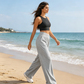 📢📢60 % RABATT !! ⏰Damen-Jogginghose mit hoher Taille und weitem Bein