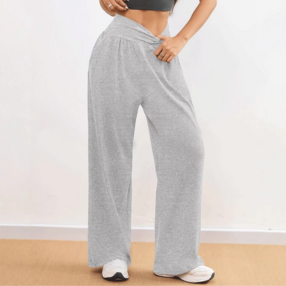 📢📢60 % RABATT !! ⏰Damen-Jogginghose mit hoher Taille und weitem Bein