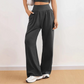 📢📢60 % RABATT !! ⏰Damen-Jogginghose mit hoher Taille und weitem Bein