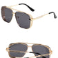 📢📢 50 % RABATT !! ⏰Steampunk-Sonnenbrille mit eckigem Rahmen