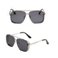 📢📢 50 % RABATT !! ⏰Steampunk-Sonnenbrille mit eckigem Rahmen