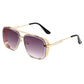 📢📢 50 % RABATT !! ⏰Steampunk-Sonnenbrille mit eckigem Rahmen