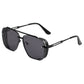 📢📢 50 % RABATT !! ⏰Steampunk-Sonnenbrille mit eckigem Rahmen