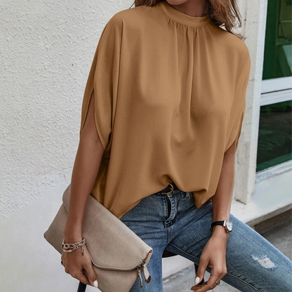 📢Mid-Season Sale: −55% nur für kurze Zeit⏰🌸 Sommerliche Tunika mit Print, Batwing-Ärmeln & Gehschlitz – luftig, bequem & vielseitig für Alltag, Strand & Reisen ☀️