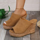 Women's Casual Peep-Toe Wedge Sandals