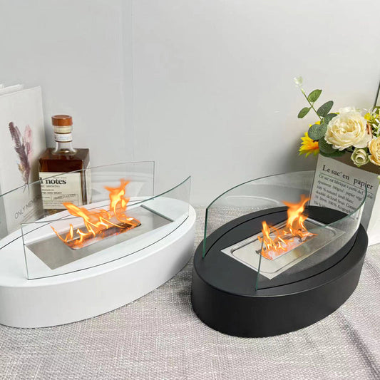 📢📢40 % RABATT !! ⏰Tisch-Bioethanol-Feuerstelle mit Glasscheibe