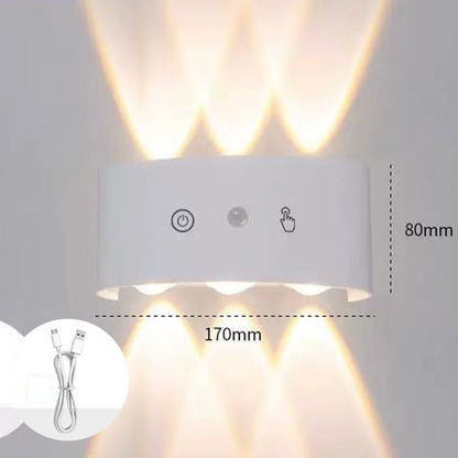 📢📢50 % RABATT !! ⏰Wiederaufladbares LED-Bewegungsmelder-Nachtlicht