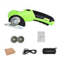 💥Letzter Tag Sonderangebot: 50 % Rabatt✂️ Wiederaufladbares und tragbares Set mit kabelloser Elektroschere für Stoffe