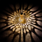 Solar Powered Garden Stake Light with Hollow-Carved Pattern