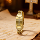 📢📢50% Rabatt  !!!⏰Wasserdichte goldene Armbanduhr mit Kreuz-Klappdeckel-Design