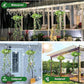📢📢40% Rabatt  !!⏰Solarbetriebene Hängelampe aus Milangras🌿Gestalte deinen eigenen gemütlichen Garten💡
