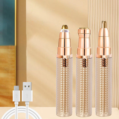 📢📢40% RABATT!! ⏰💞50K+ VERKAUFT!💄✨⚡Zeitlich begrenzter Sonderpreis!!!🔥Portabler multifunktionaler elektrischer Augenbrauen-Trimmer