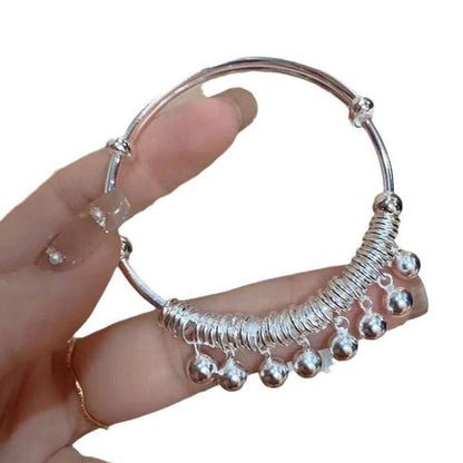 ☀️ SOMMER-DEAL: 50% Rabatt auf das filigrane Armband mit Silberglöckchen! 🔔💖 (📢📢Nur für kurze Zeit!⏰)