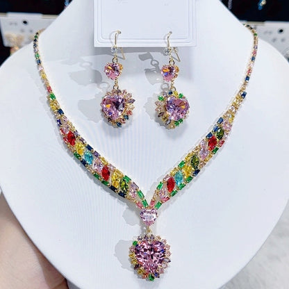 💖 50% RABATT! ⏰ Funkelndes Herz-Halsketten & Ohrringe Set – Kristallbesetzt, zeitlos elegant & perfekt als Geschenk für besondere Momente – strahlt an jedem Tag und bei festlichen Anlässen ✨
