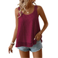 📢📢40% Rabatt  !!⏰Nur für kurze Zeit ✨ Elegantes Tanktop mit Spitzen-Trägern und Punktmuster