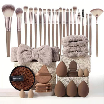 📢📢50% Rabatt  !!⏰All-in-One Makeup Brush & Sponge Set