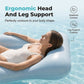 🏊‍♀️☁️ Skin-Friendly PVC Pool Lounger Float – 📢📢50% Rabatt  !!⏰Hautfreundlich, bequem, perfekt für Pool & Meer. 🔥💦