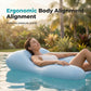 🏊‍♀️☁️ Skin-Friendly PVC Pool Lounger Float – 📢📢50% Rabatt  !!⏰Hautfreundlich, bequem, perfekt für Pool & Meer. 🔥💦