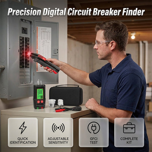 ⚡ 50% RABATT! 🔌Multifunktionales Sicherungsfinder-Set – Sicherungen finden, Steckdosen testen – in Sekunden 🔥✨