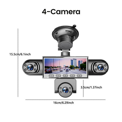 📢📢50% RABATT !!⏰📹 HD 1080P Dashcam mit mehreren Objektiven und Nachtsicht! Mehrere Linsen, klare Sicht bei Tag & Nacht. 🔥✨