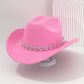 📢📢 40 % RABATT !! ⏰Damen Strass-Herz Cowboyhut Eleganter Französischer Jazz Fedora