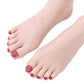 📢📢 50 % RABATT !! ⏰Instant Pedicure Sheer Stockings with Artificial Toenails