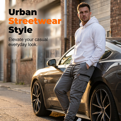 📢📢50% RABATT !!⏰Herren Casual Cargo-Jogger mit mehreren Taschen – Bequem, elastisch & perfekt für Alltag, Freizeit & Streetstyle ✨