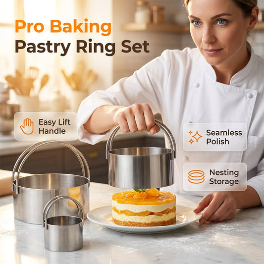 📢📢 40 % RABATT !! ⏰Professionelles Backset mit 5 Tortenformen