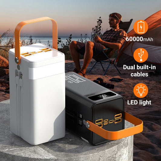 📢📢 50 % RABATT !! ⏰Tragbare Powerbank mit 120W Schnellladung und LED-Licht
