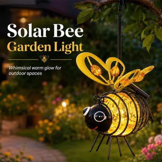 📢📢 40 % RABATT !! ⏰Solar-Hängeleuchte mit Biene für den Außenbereich – Das perfekte Geschenk für Pflanzenliebhaber, Mütter oder einfach jeden, der gerne lächelt ❤️