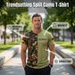 📢📢 40 % RABATT !! ⏰Herren Camouflage Patchwork Rundhals-T-Shirt