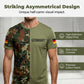 📢📢 40 % RABATT !! ⏰Herren Camouflage Patchwork Rundhals-T-Shirt