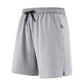 Men's Quick Dry Sports Shorts with Zipper Pockets