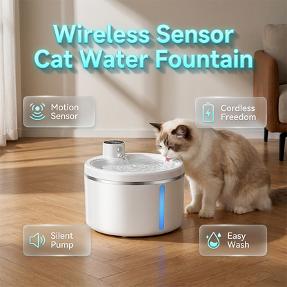 🐱 JETZT 50 % RABATT!! 💧  Automatischer Wasserspender mit Bewegungssensor und Wasserzirkulation