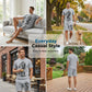 👕🔥 40% RABATT! Herren Bedeutungsvolles Grafik-Outfit-Set – Ausdrucksstarkes Design, bequem & perfekt für Freizeit & Streetwear ✨