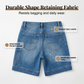 📢📢40% RABATT !!⏰ Damen Bermuda-Jeans-Shorts mit mittlerer Leibhöhe & Taschen – Jetzt im Sommertrend! 🛍️
