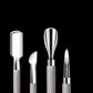 3-Piece Stainless Steel Cuticle Care Tool Set
