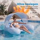 🔥Solange der Vorrat reicht 40 % Rabatt!🎉Aufblasbare Pool-Liege mit abnehmbarem Sonnendach