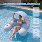 🔥Solange der Vorrat reicht 40 % Rabatt!🎉Aufblasbare Pool-Liege mit abnehmbarem Sonnendach