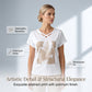 📢📢40% RABATT !!⏰Damen 2-teiliges Casual-Set für reifere Frauen – Kreuz-V-Ausschnitt Print-Shirt + 7/8 Cropped-Hose, weicher atmungsaktiver Stoff für Alltag, Yoga & Freizeit