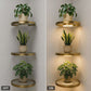 📢📢40% RABATT !!⏰Schwebendes Wandregal mit integriertem Ambiente-LED-Licht