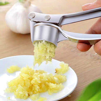 📢📢50% RABATT NU!! ⏰ Manueller Knoblauch- und Ingwerzerkleinerer aus Edelstahl – Zerkleinert Knoblauch & Ingwer schnell und mühelos