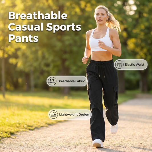 📢📢40% RABATT !!⏰Damen Lässige Sporthose mit elastischem Bund