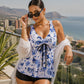 📢📢30% RABATT !!⏰Damen Bauchkontrolle Zweiteiliger Tankini Badeanzug