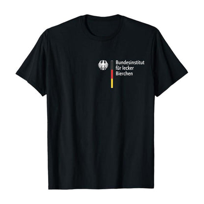 👕🔥Herren Buchstabendruck Rundhals Kurzarm-T-Shirt